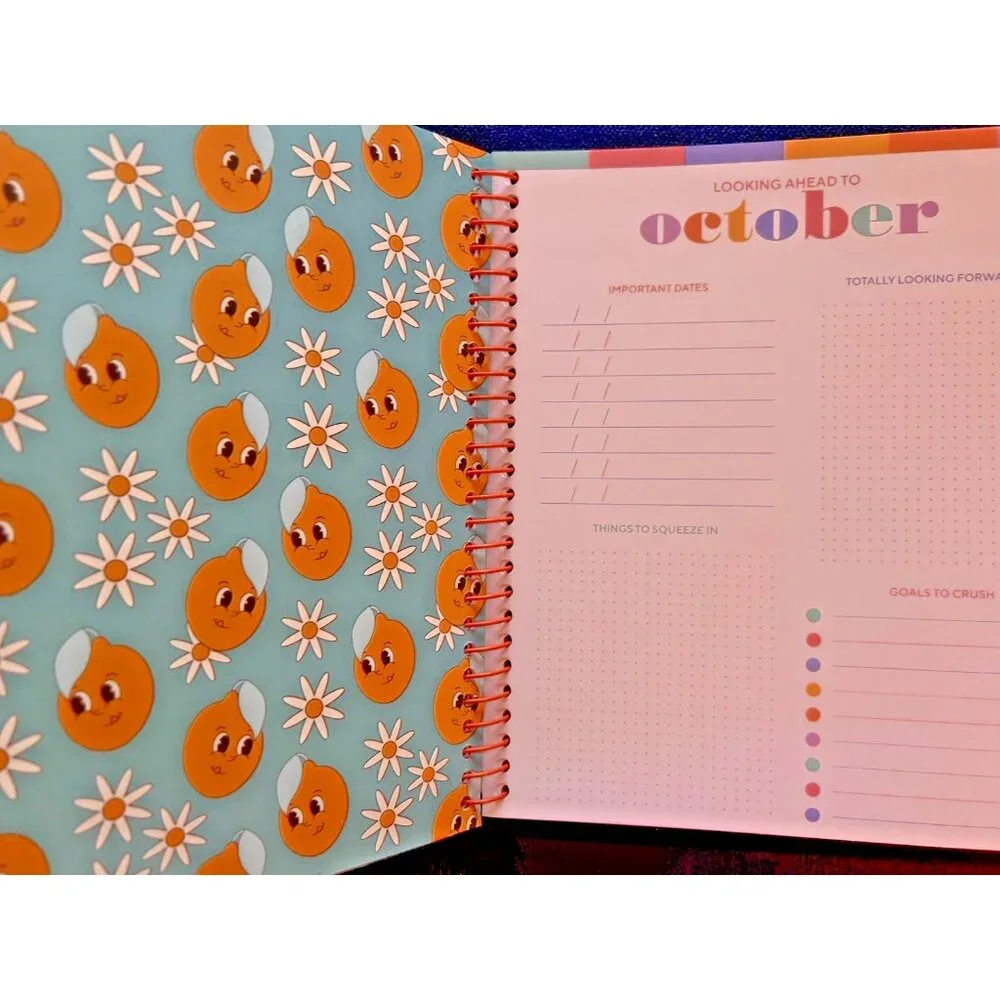 2026 Planner FAST FOODIE Day Weekly Month Planning Note Page Gift